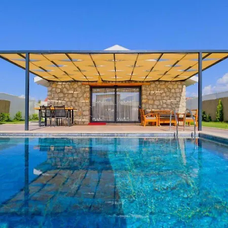 Private Pool With Jacuzzi For 4 People In Fethiye, Mugla - Awz 211 فيلة فتحية