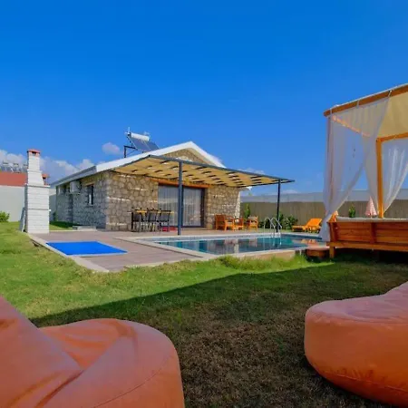 Private Pool With Jacuzzi For 4 People In Fethiye, Mugla - Awz 211 فيلة