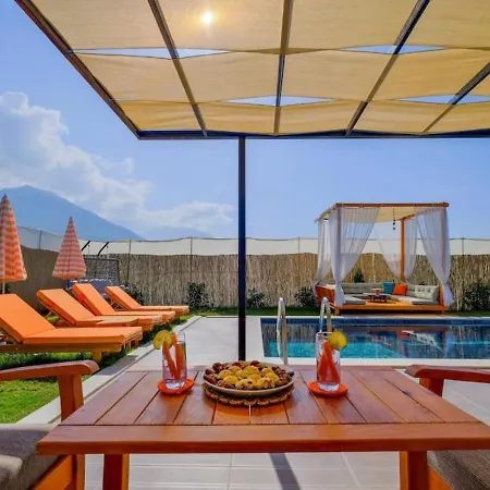 Private Pool With Jacuzzi For 4 People In Fethiye, Mugla - Awz 211 빌라 *