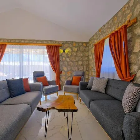 빌라 Private Pool With Jacuzzi For 4 People In Fethiye, Mugla - Awz 211 *