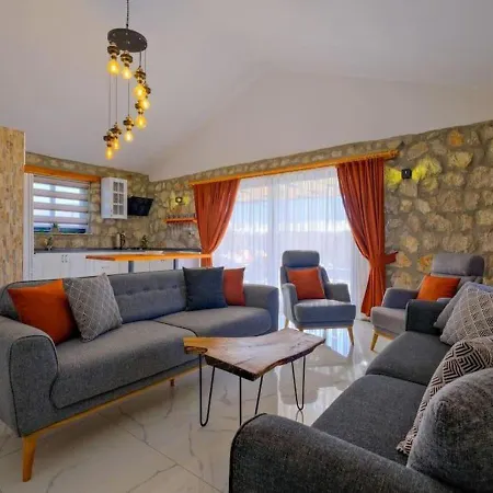 빌라 Private Pool With Jacuzzi For 4 People In Fethiye, Mugla - Awz 211 페티예